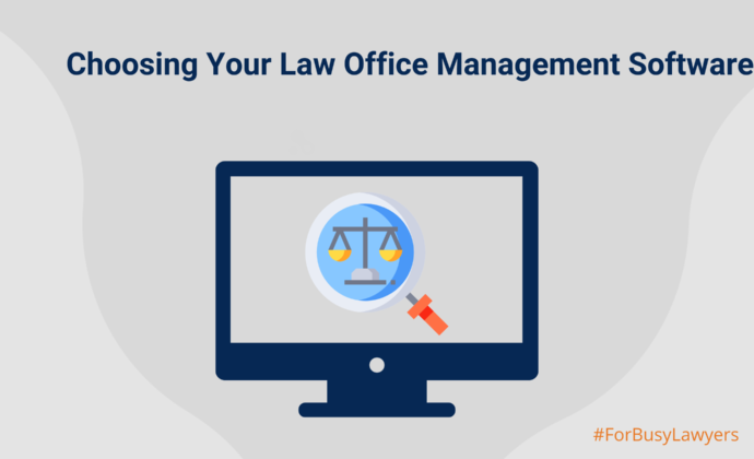 choosing law office management software - blog image